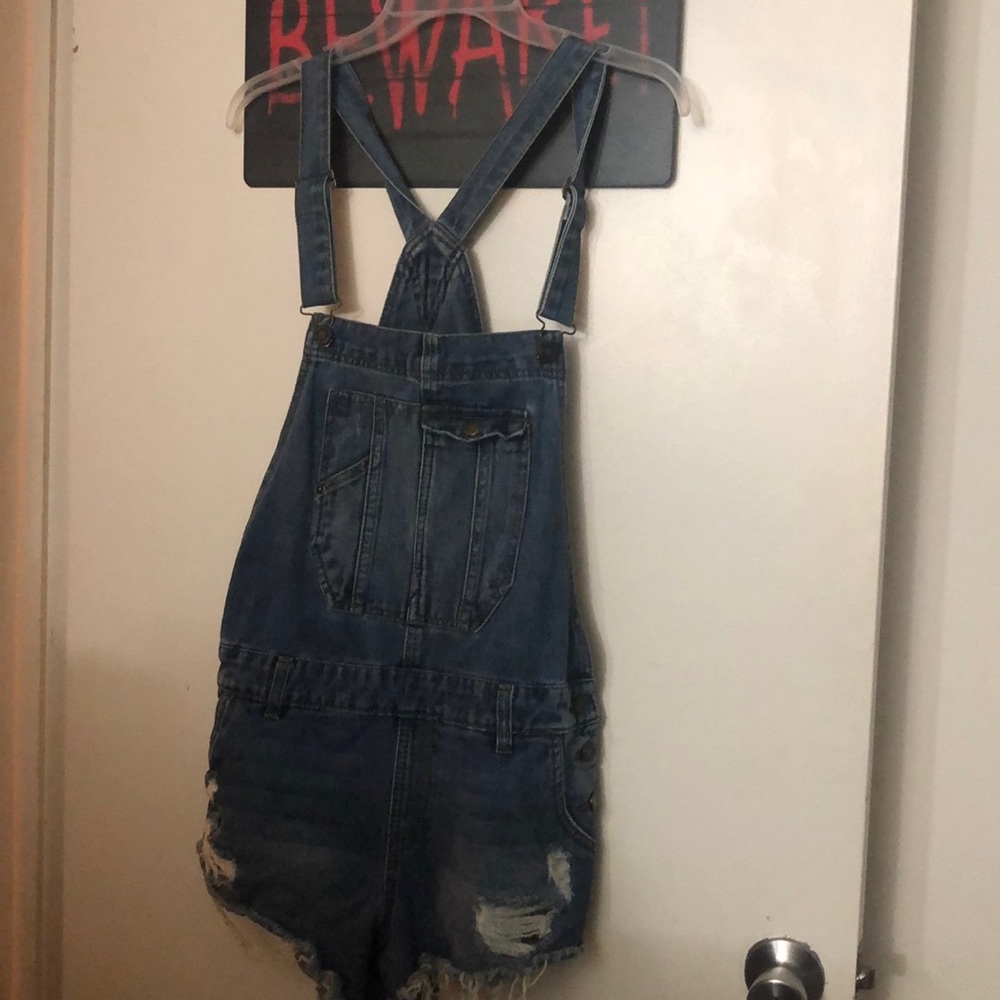 Blue Jean shorts overall